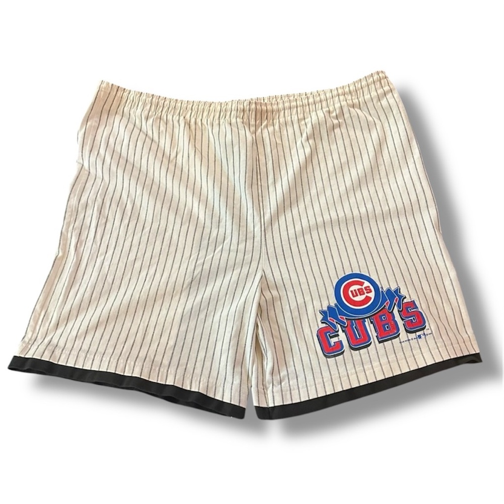 Vintage 90s Chicago Cubs Pinstripe Shorts